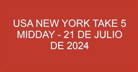 loteria take 5|NY Take 5 Numbers .